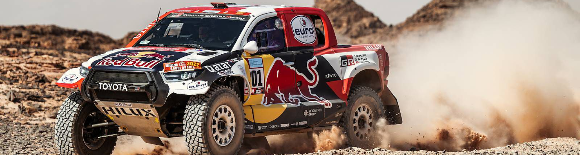 Изображение на странице НАССЕР АЛЬ-АТТИЯ ЗА РУЛЕМ TOYOTA HILUX СТАЛ ПОБЕДИТЕЛЕМ РАЛЛИ-РЕЙДА «ДАКАР-2022» Тойота Центр Ростов-на-Дону Юг
